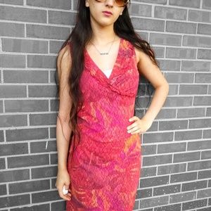 Red bodycon lace dress 😍